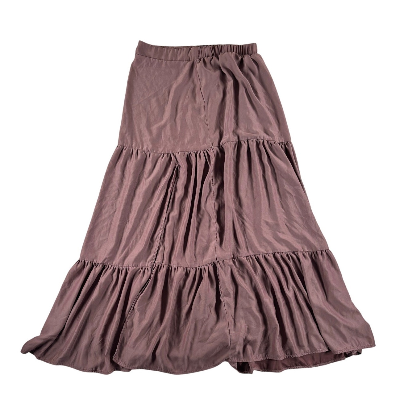 Indigo Rising Juniors Maxi Skirt - Purple Mauve - Large